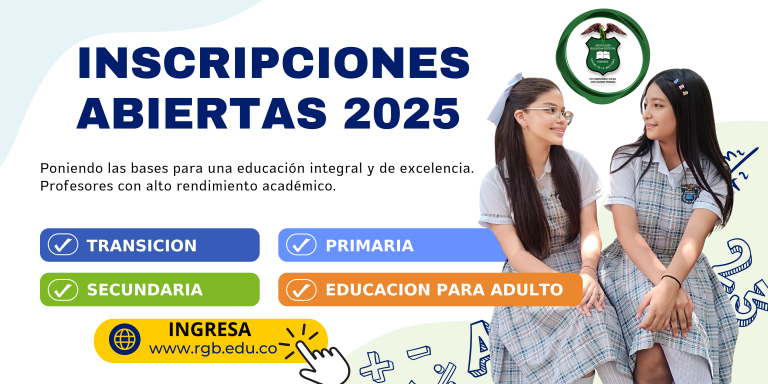 Banner horizontal inscripciones abiertas moderno blanco