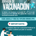 Green White Simple Modern Vaccination Flyer
