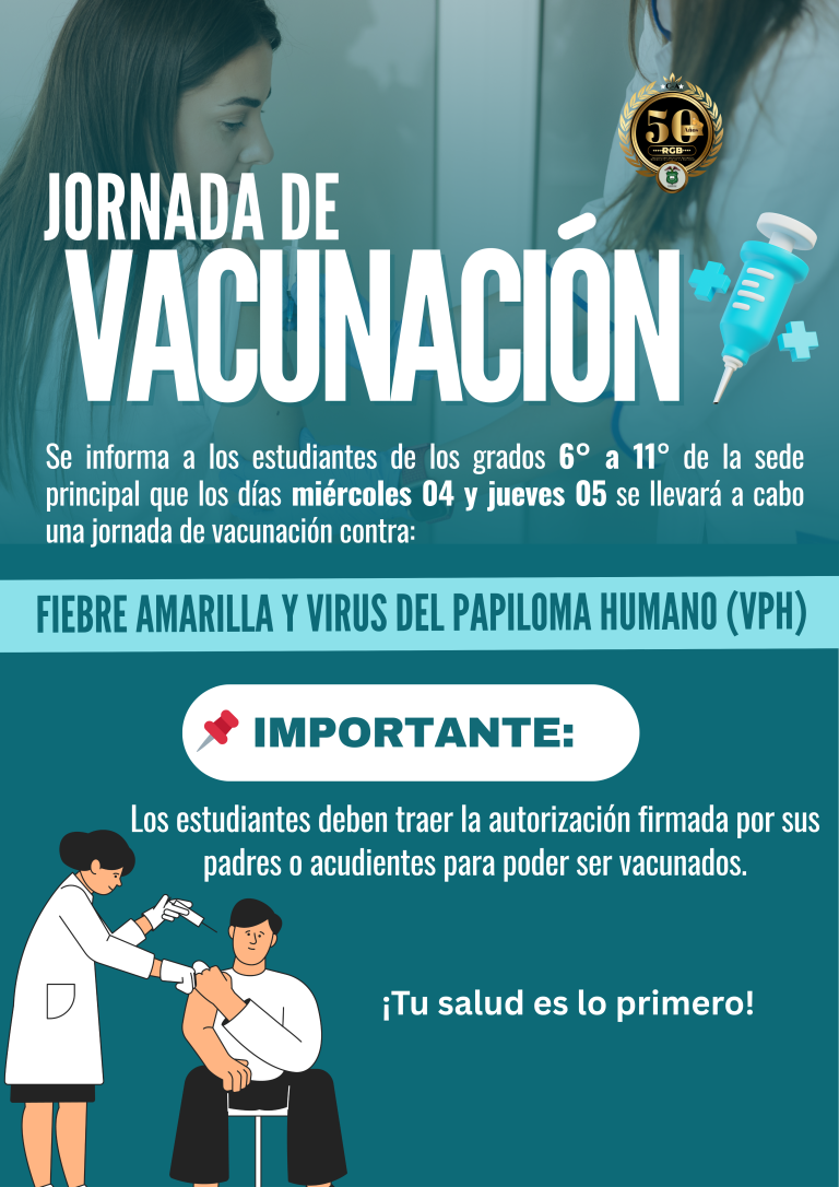 Green White Simple Modern Vaccination Flyer