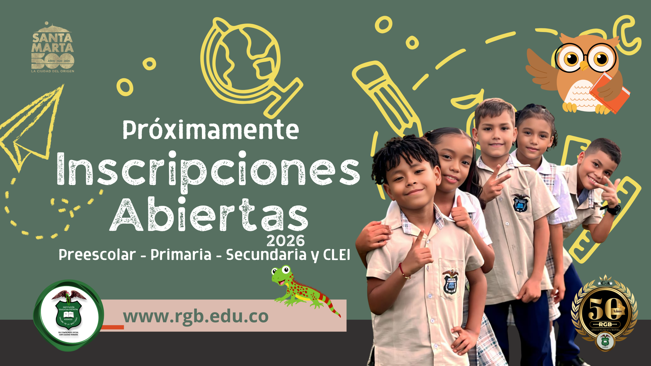 Vídeo Inscripciones Abiertas Infantil Verde