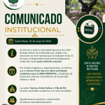 Las sedes Tayrona, Simón Bolívar y Villa del Río tendrán actividades académicas con total normalidad.